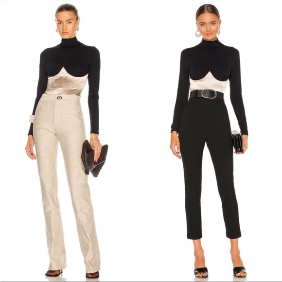 SOLD/Mock Neck Long Sleeve Bodysuit - Picture 4 of 8